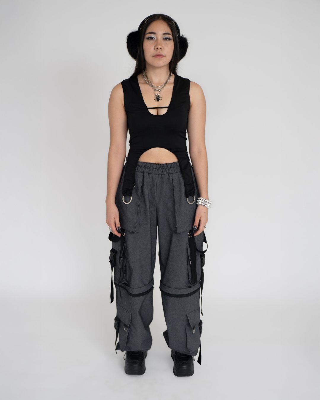 TOP K DOLL AROS - NEGRO