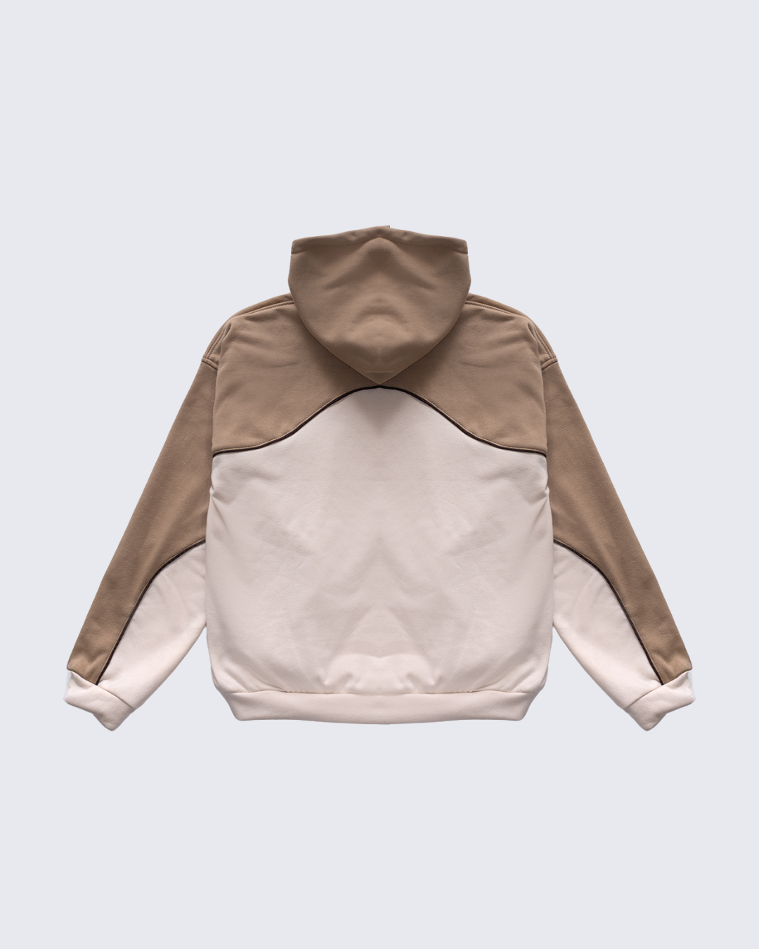 HOODIE KURVY - BEIGE CAQUI
