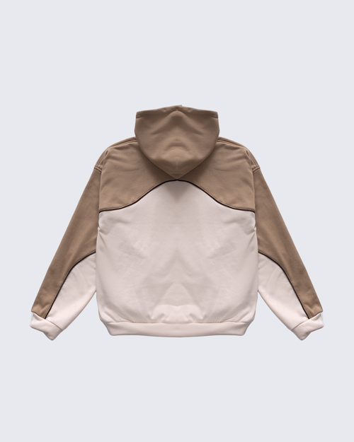HOODIE KURVY - BEIGE CAQUI