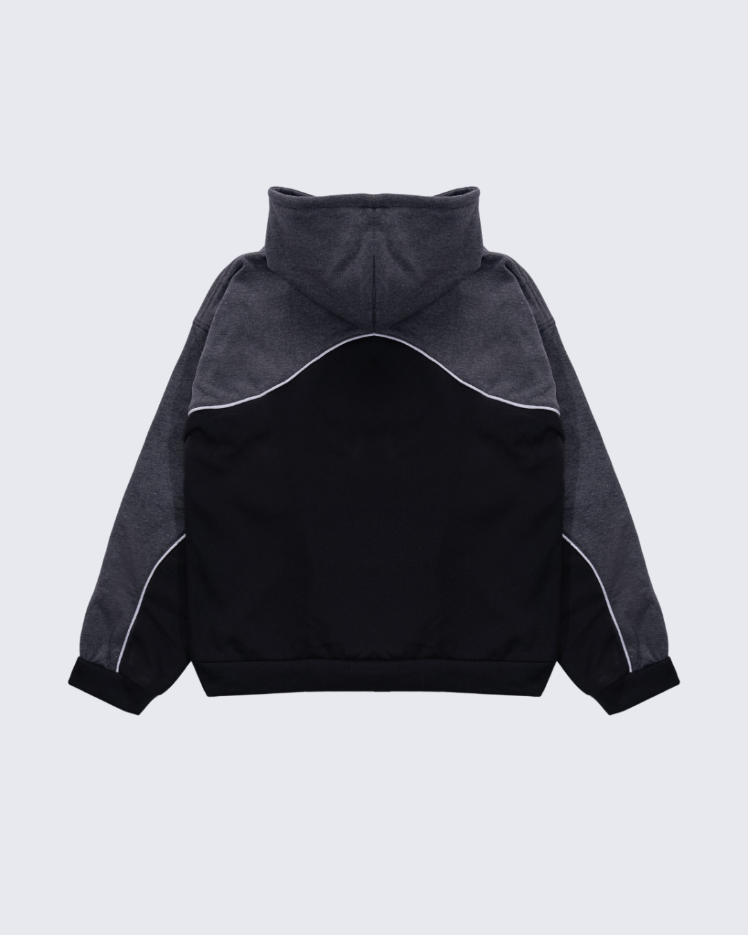 HOODIE KURVY NEGRO - GRIS