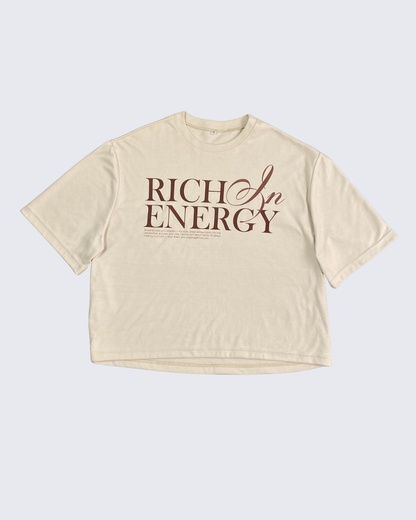 CAMISETA RICH IN ENERGY -  CAQUI