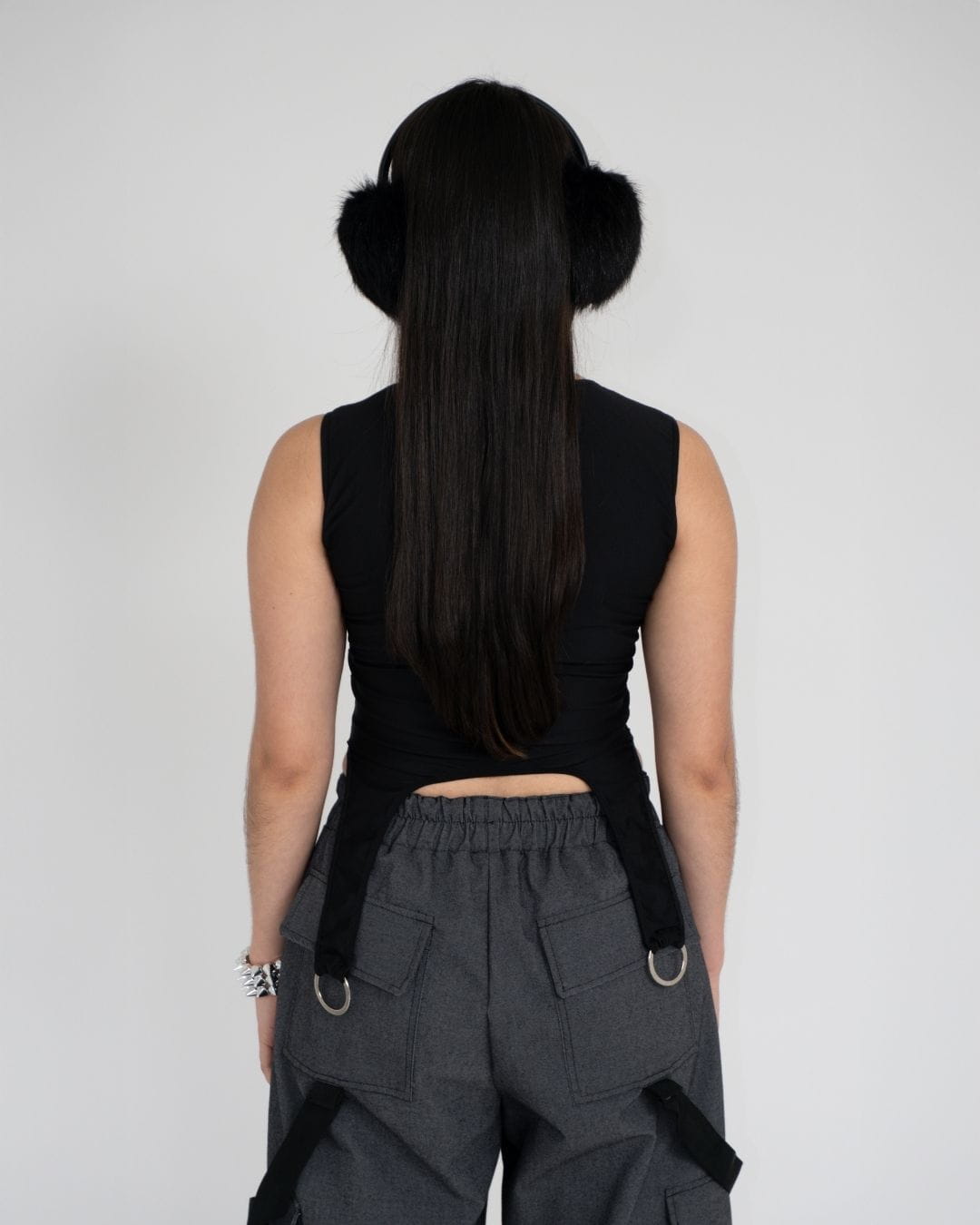 TOP K DOLL AROS - NEGRO
