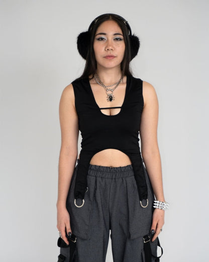 TOP K DOLL AROS - NEGRO