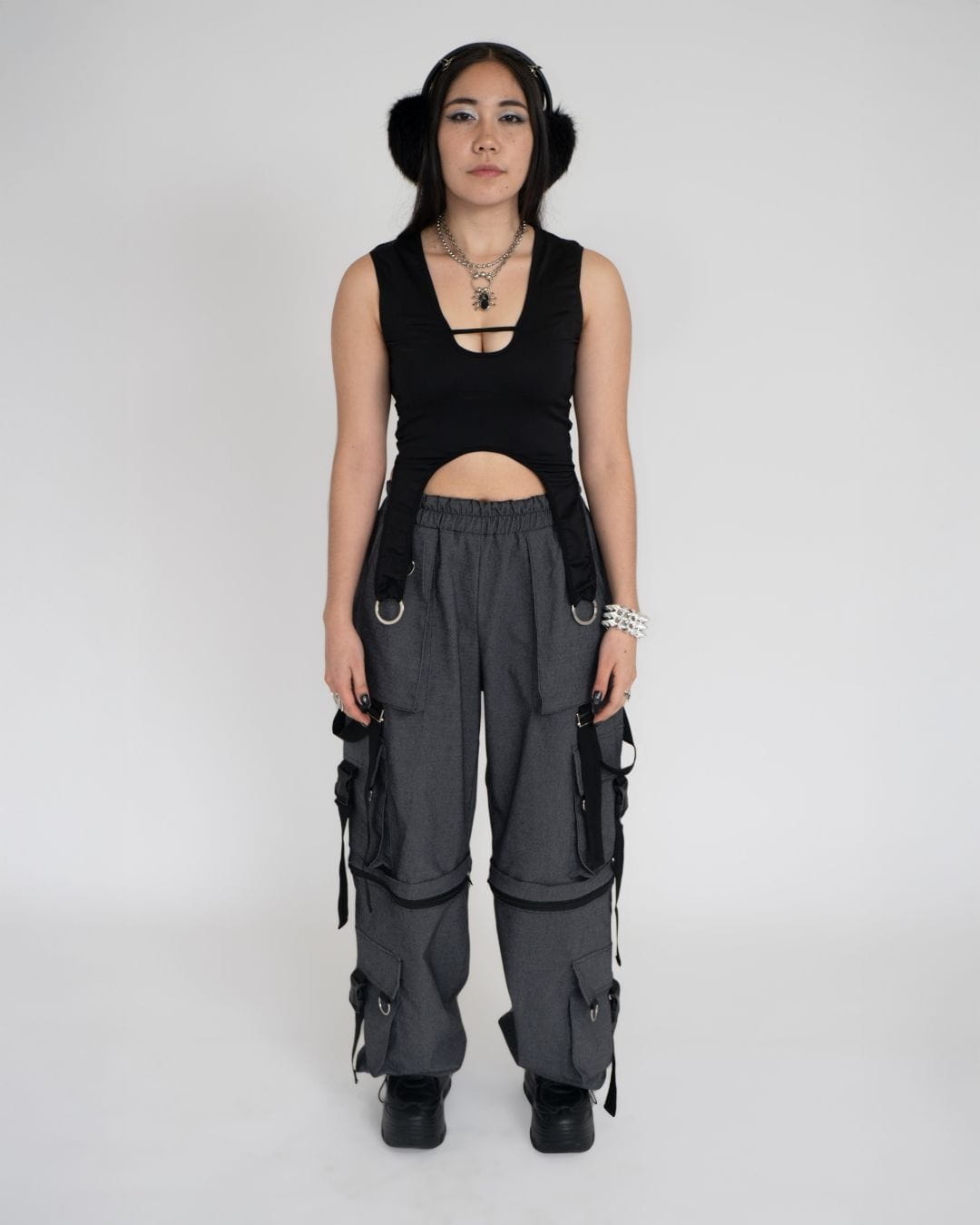 TOP K DOLL AROS - NEGRO