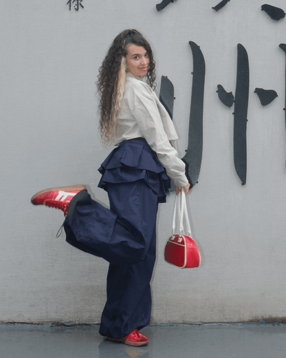 PANT BALLON - AZUL