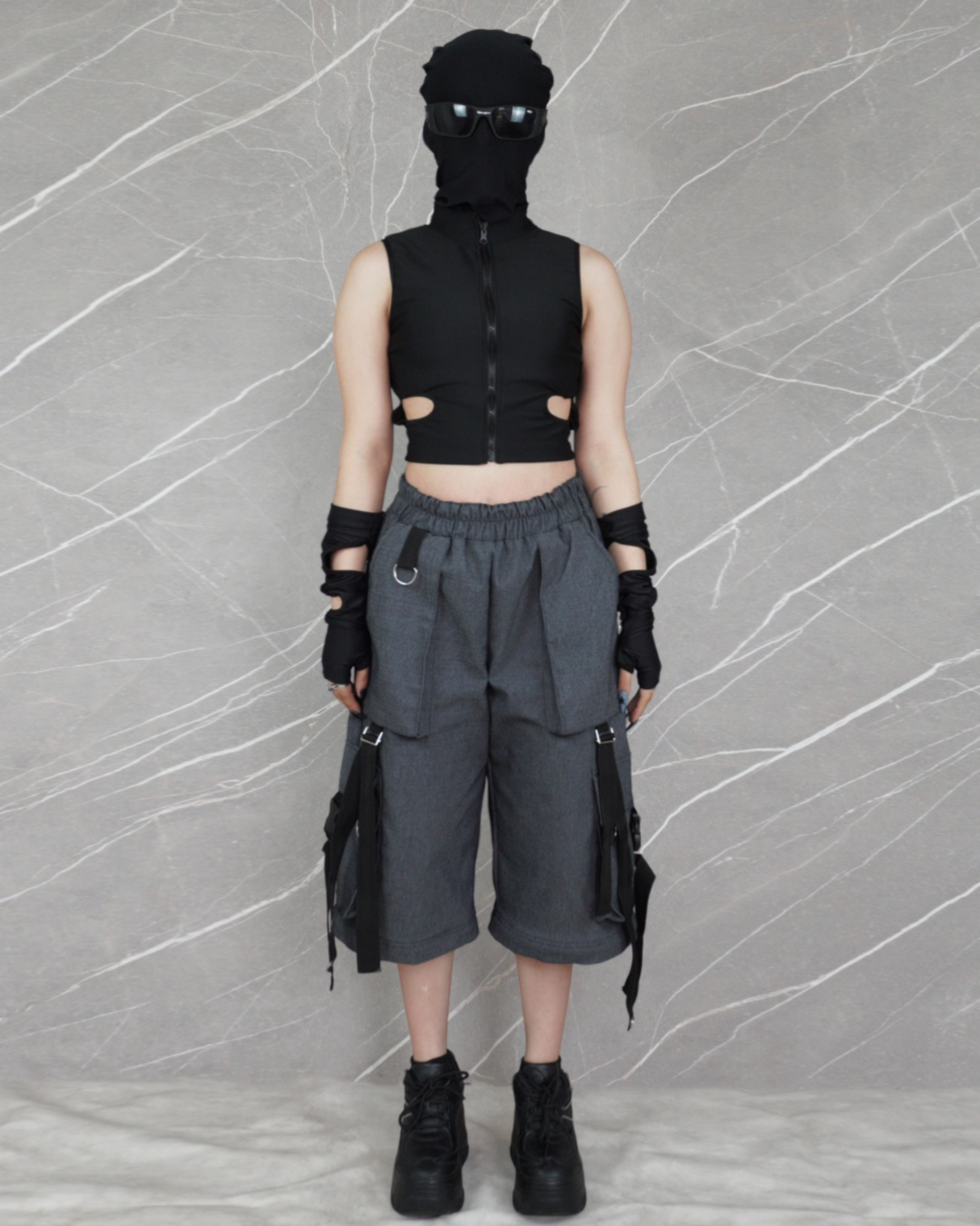 PANT K CORE (NINJA) GRIS GALAXIA