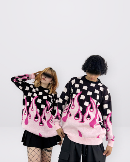 BUZO LLAMAS ROSA