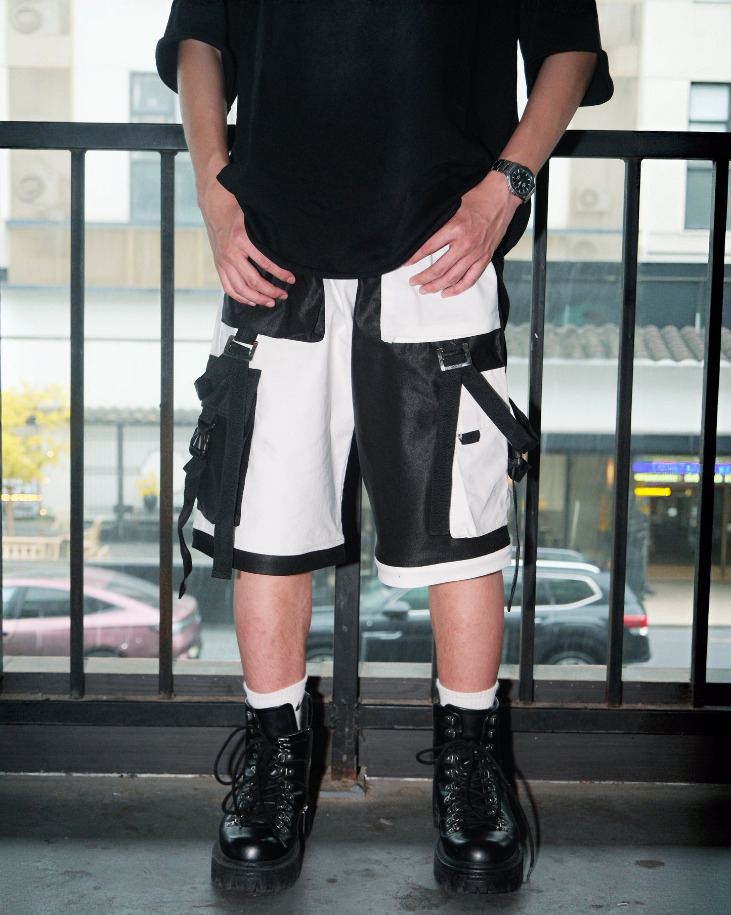 PANT K CORE - BLANCO & NEGRO