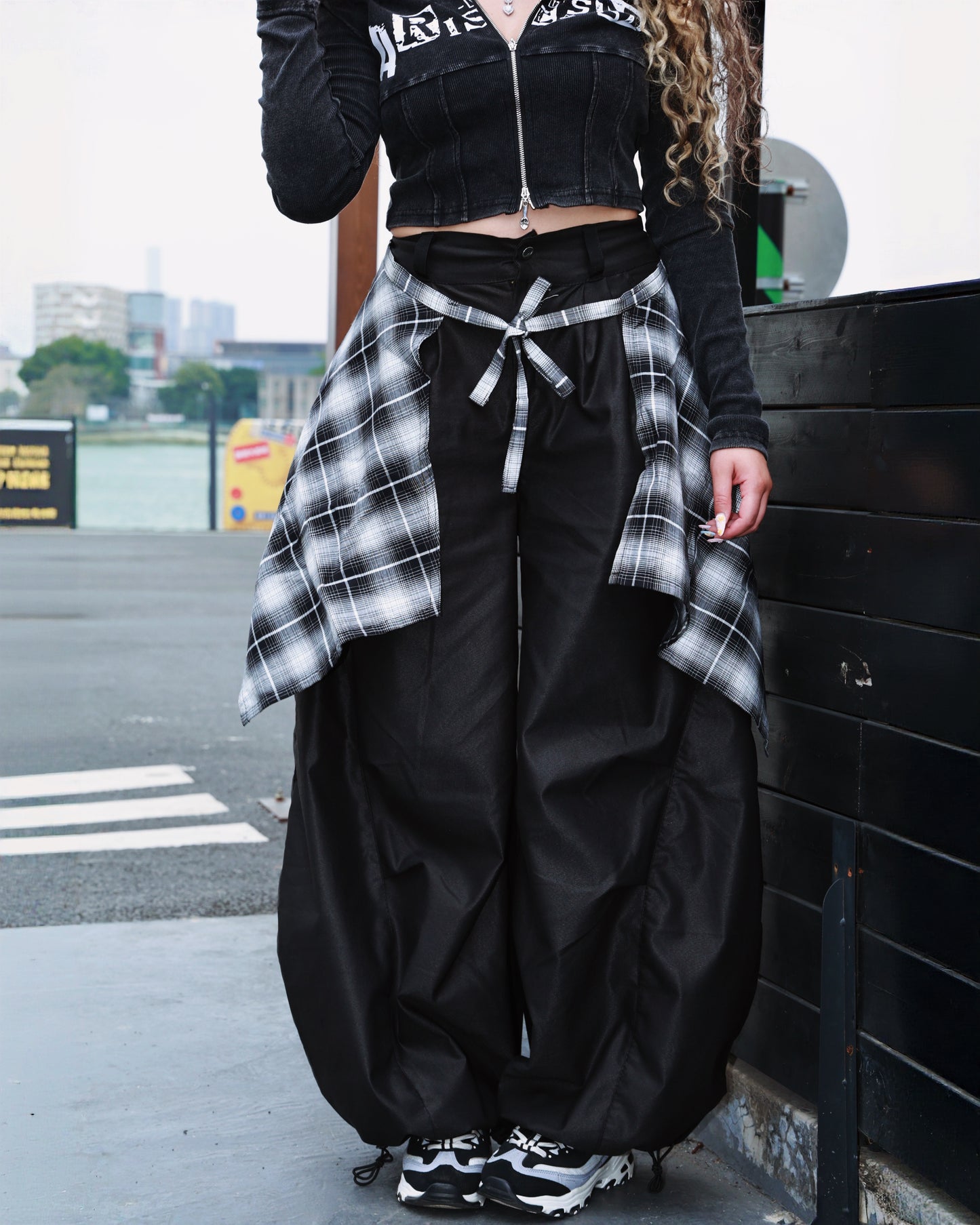 ASIAN FAKE SHIRT MONOCROMO