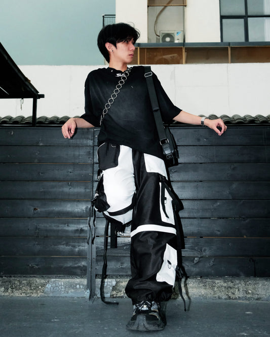 PANT K CORE - BLANCO & NEGRO
