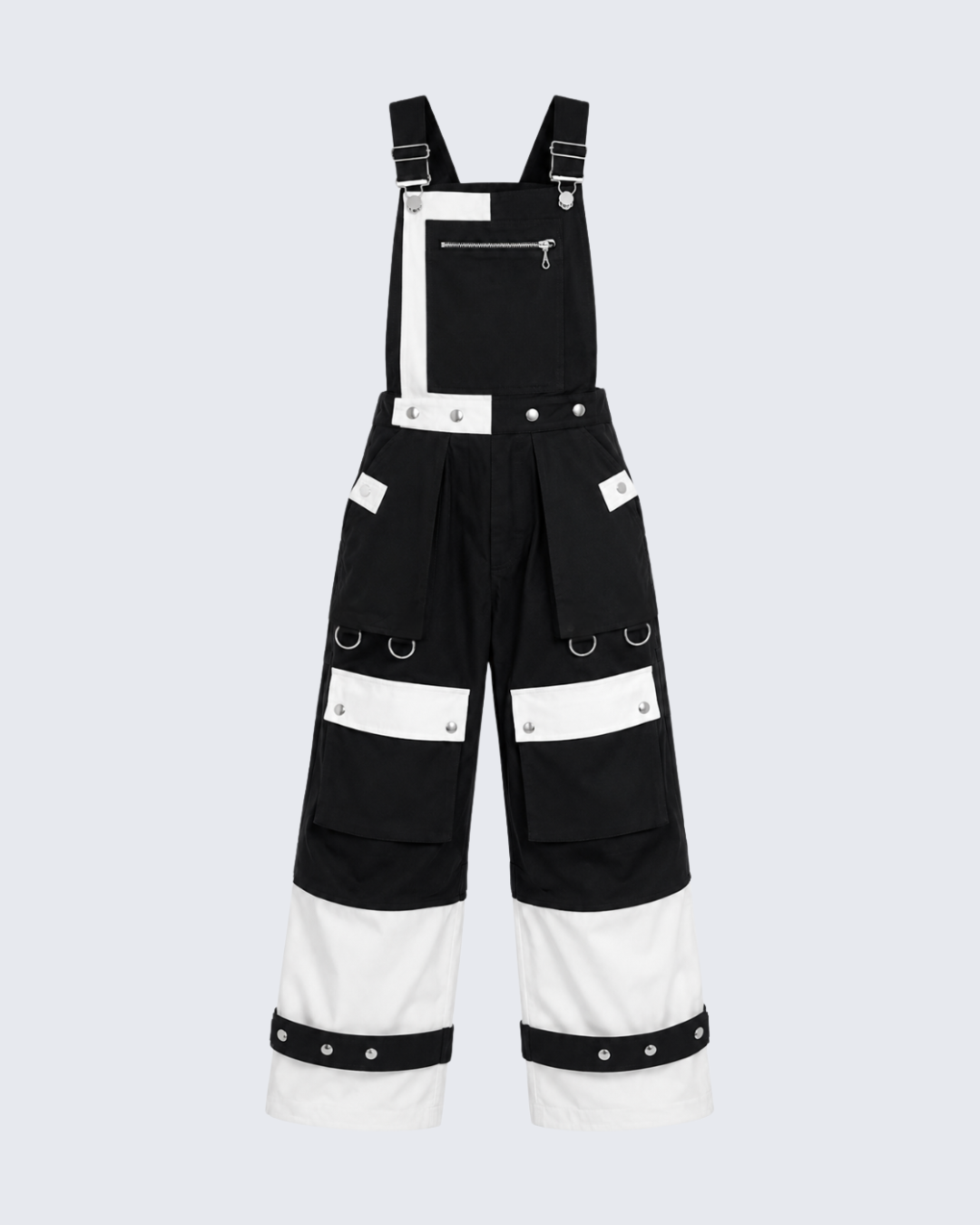 OVEROL CONVERTIBLE 3 EN 1 - BLANCO & NEGRO