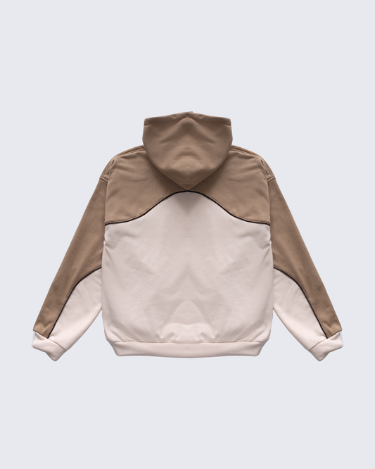 HOODIE KURVY - BEIGE CAQUI