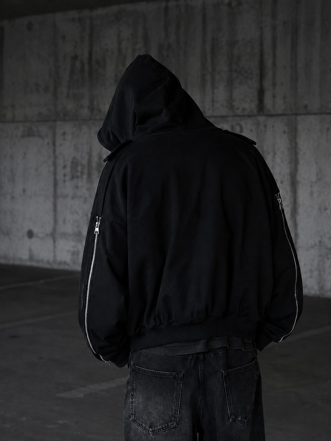 HOODIE CHAQUETA SIN ESTAMPADO