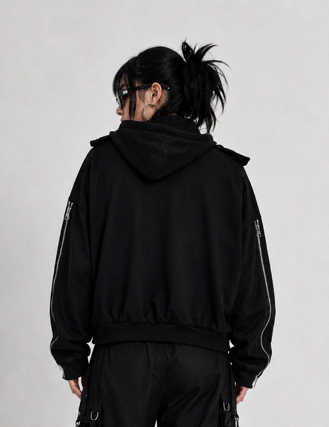 HOODIE CHAQUETA SIN ESTAMPADO