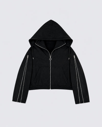 HOODIE CHAQUETA SIN ESTAMPADO