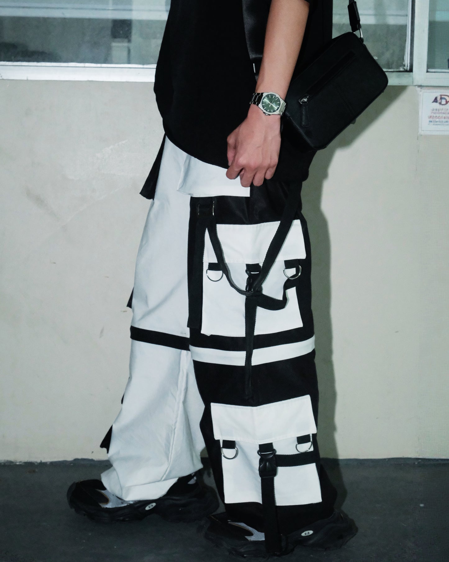 PANT K CORE - BLANCO & NEGRO